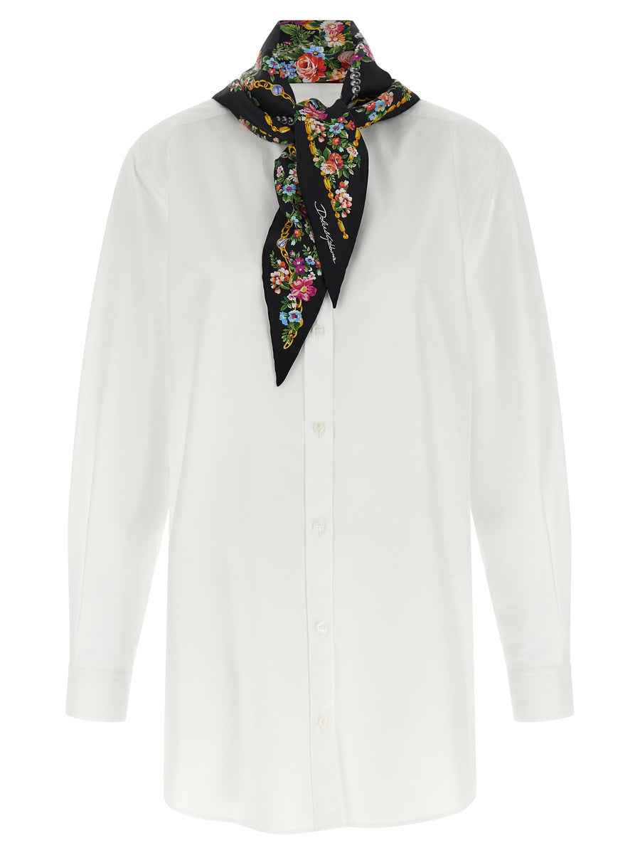 Dolce & Gabbana 70% cotton shirt in white