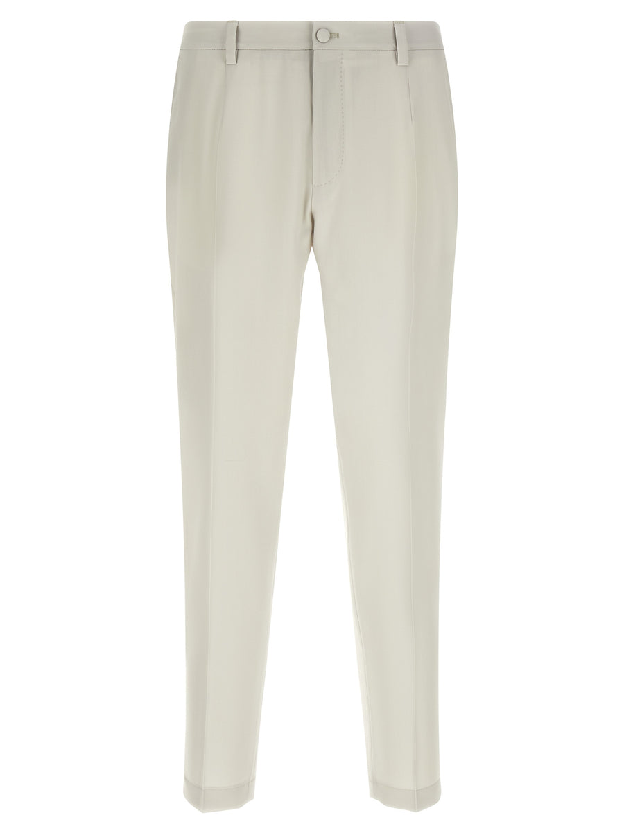 Dolce & Gabbana 100% Virgin Wool trousers in beige
