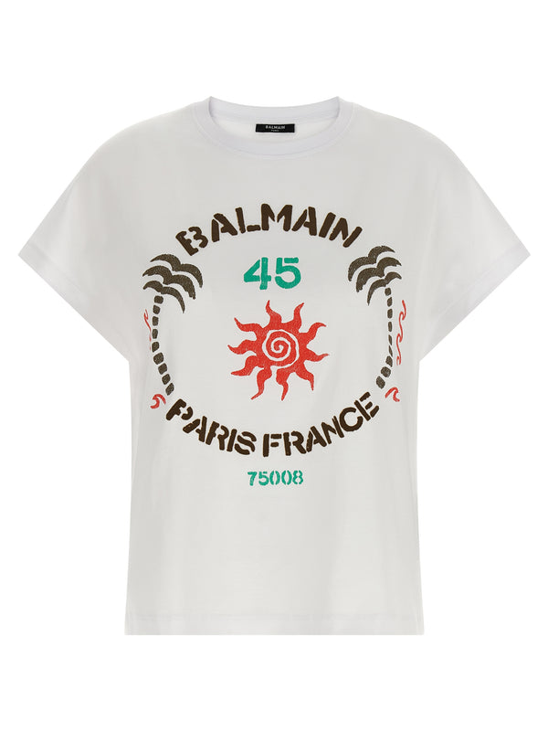 Balmain 100% Cotton t-shirt in white