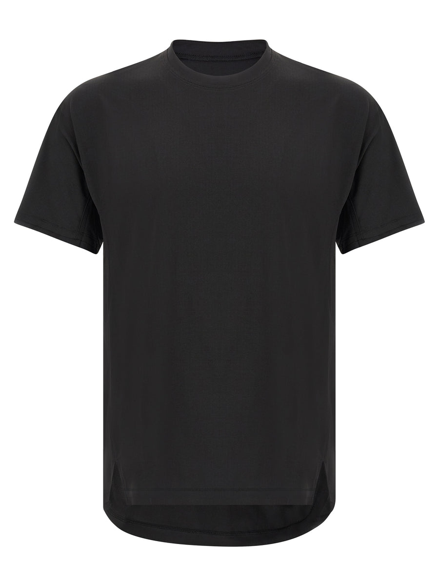 Y-3 100% polyester t-shirt in black