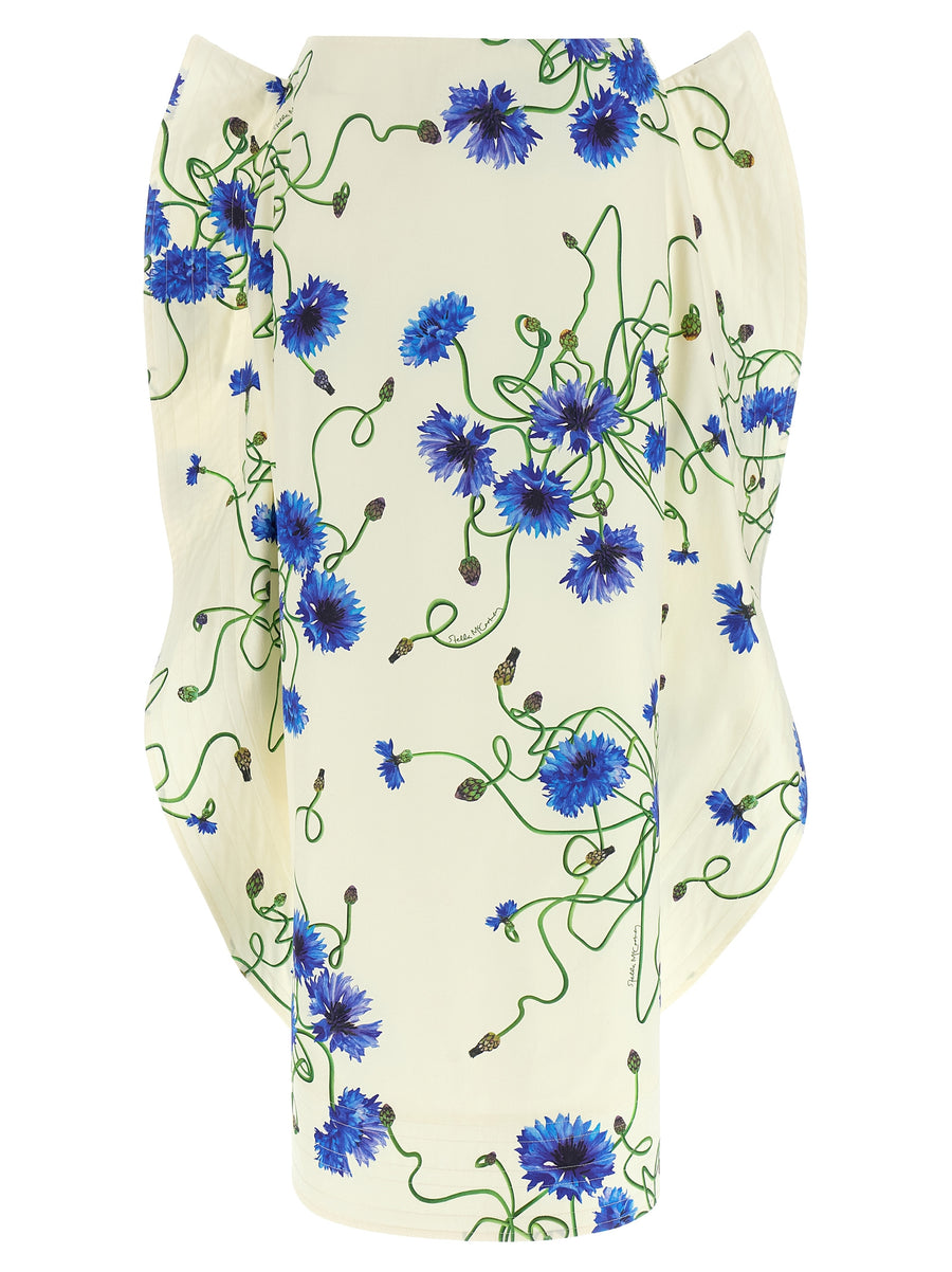 Stella McCartney 100% Cotton skirt in blue