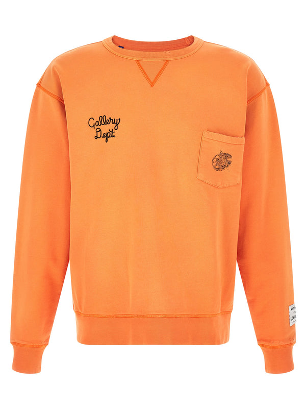 Gallery Dept. 100% Cotton sweatshirt in orange