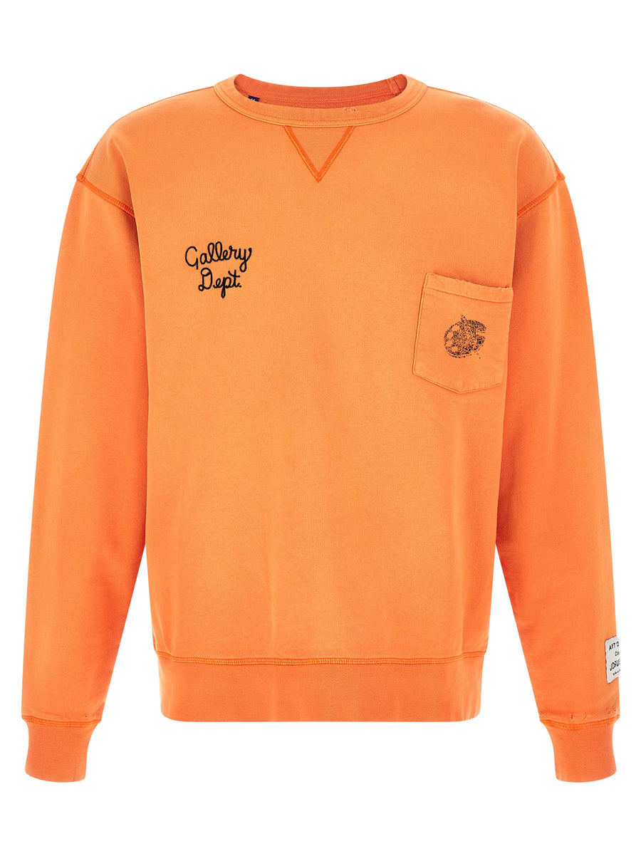 Gallery Dept. 100% Cotton sweatshirt in orange