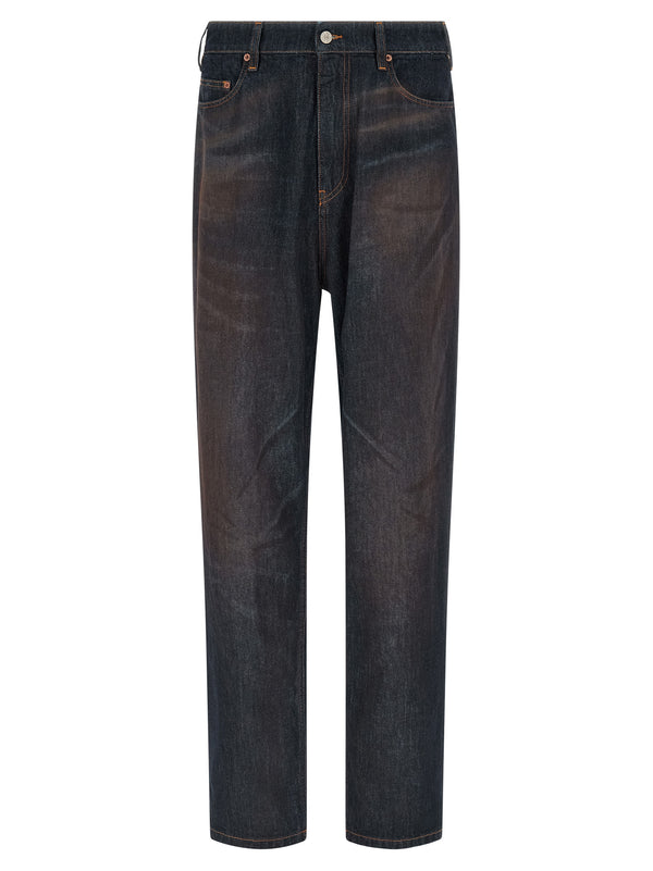 MM6 Maison Margiela 100% cotton jeans in blue