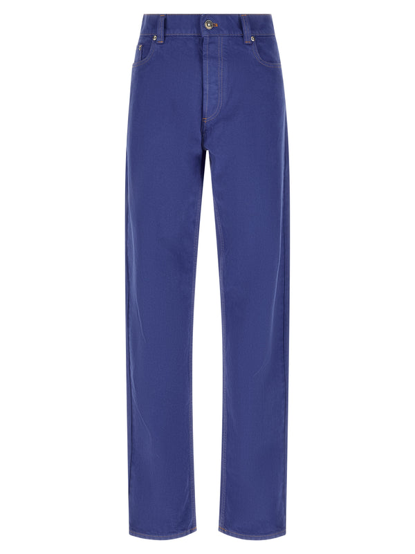 Versace 100% cotton jeans in blue