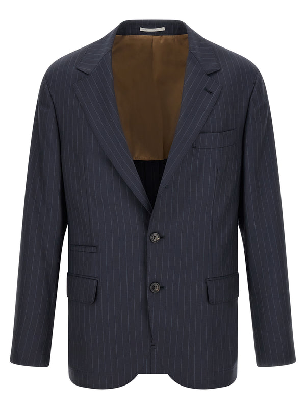 Brunello Cucinelli 100% Virgin Wool blazer in blue
