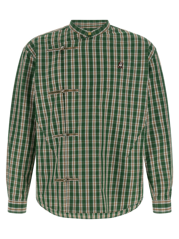 Undercover 68% cotton shirt in green