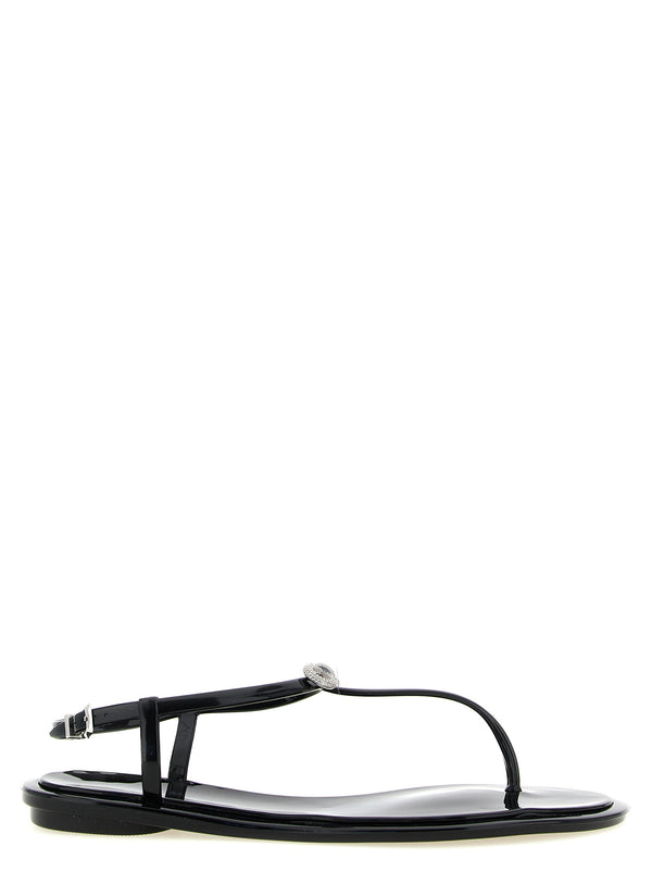 Mach & Mach 100% PVC sandal in black