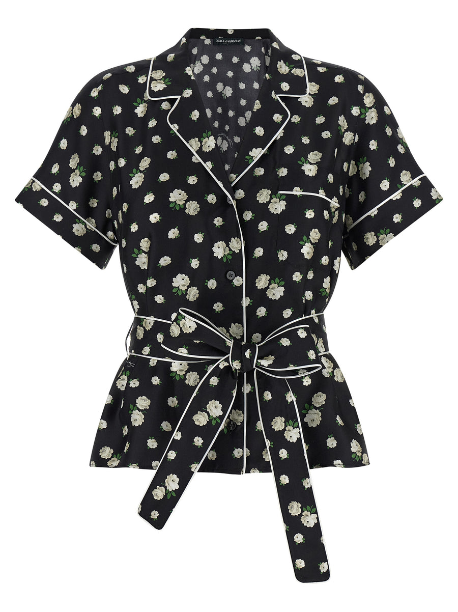 Dolce & Gabbana 100% Silk blouse in black