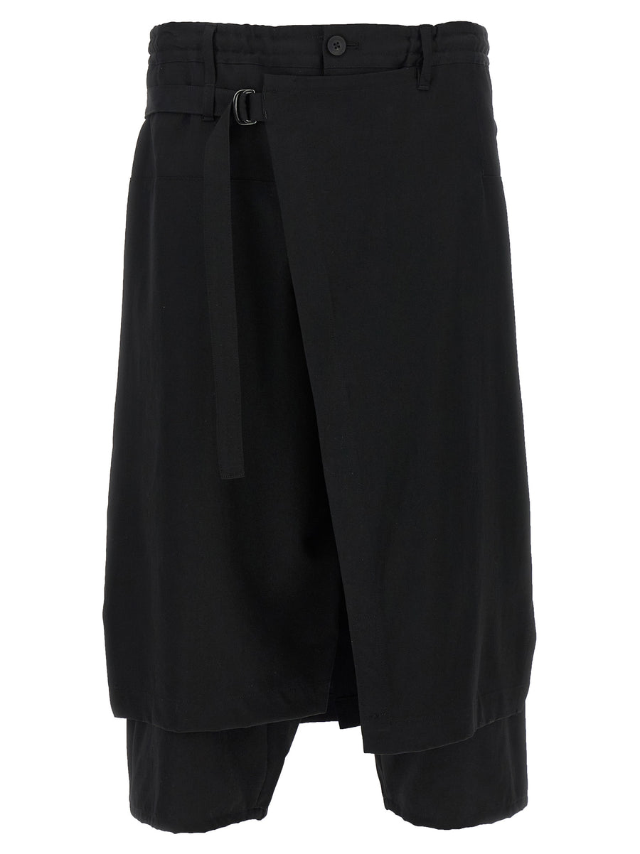 Black Wool Knee Length Clothing