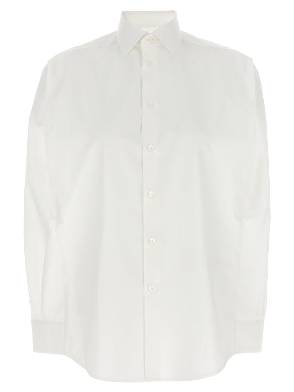 MM6 Maison Margiela 100% cotton blouse in white