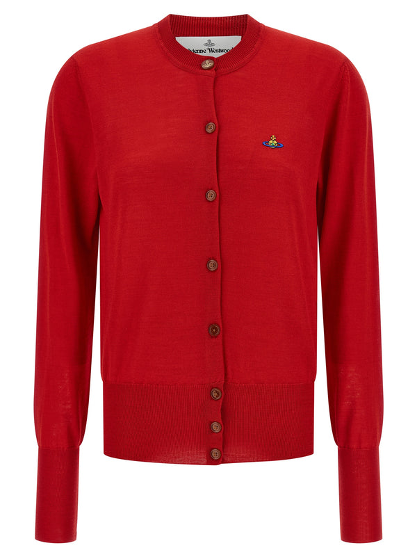 Vivienne Westwood 70% wool cardigan in red