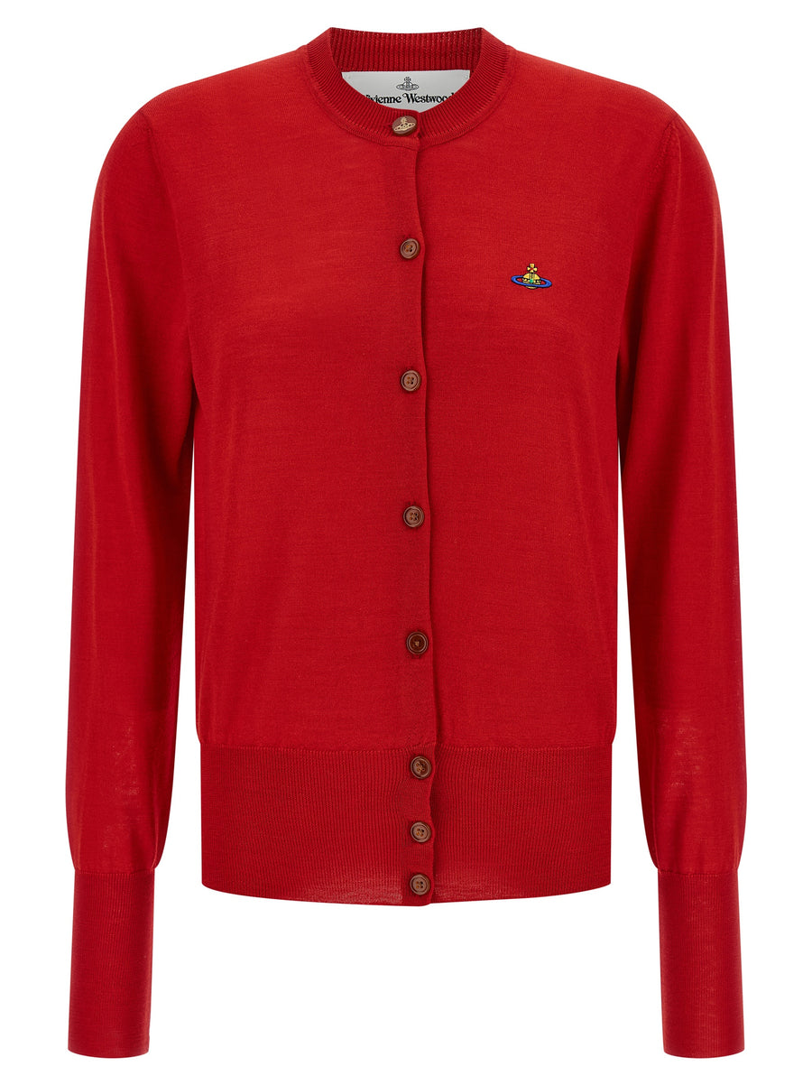Vivienne Westwood 70% wool cardigan in red