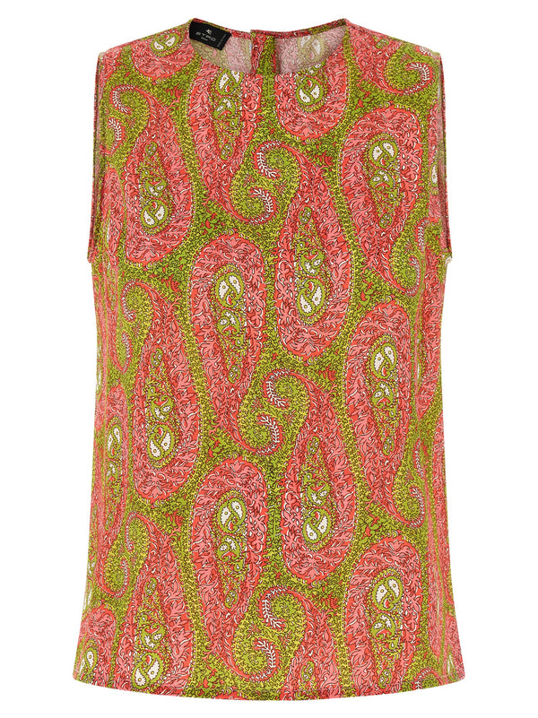 Etro 100% Polyester blouse in multicolor