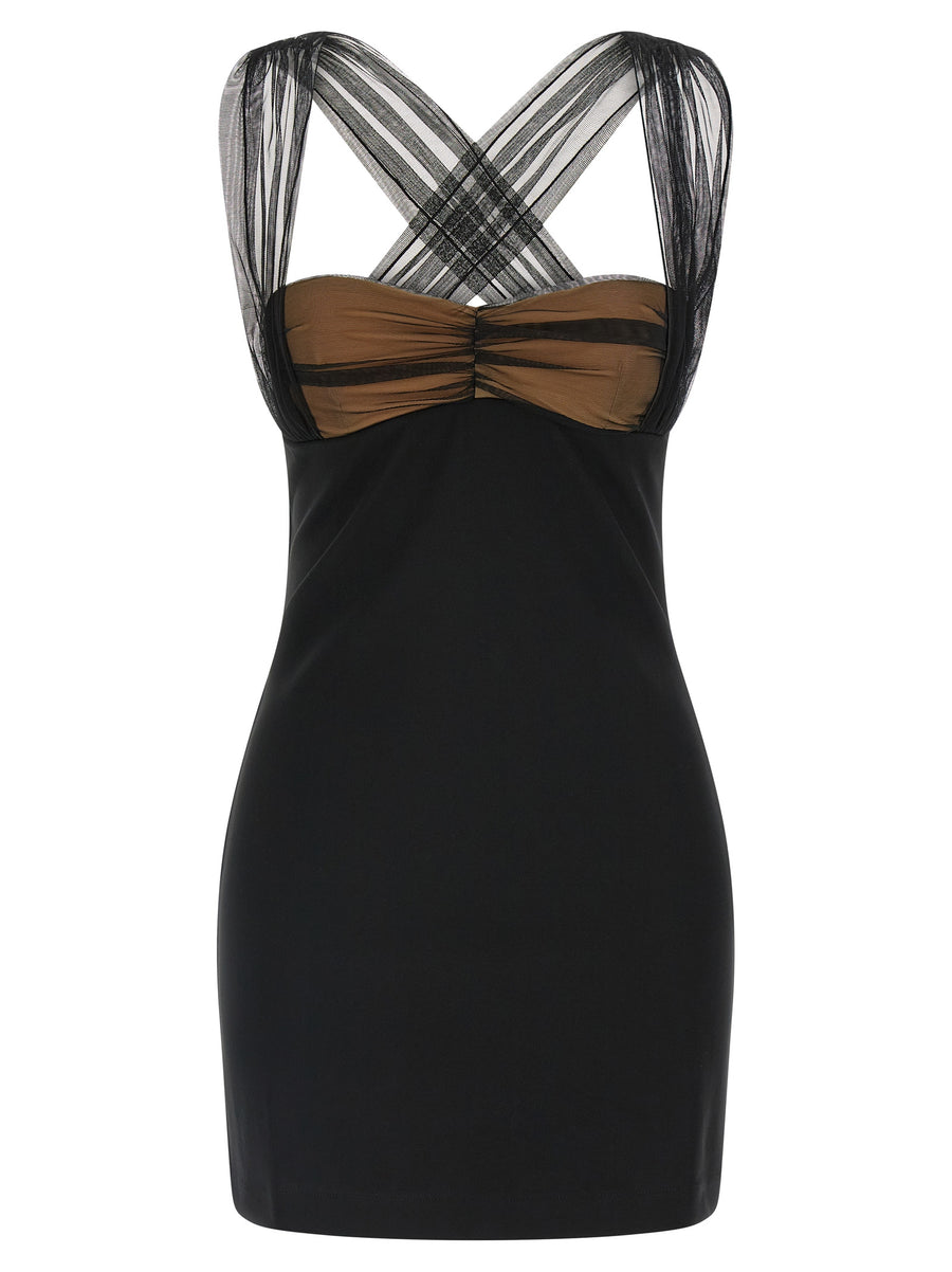 Nensi Dojaka 83% viscose dress in black