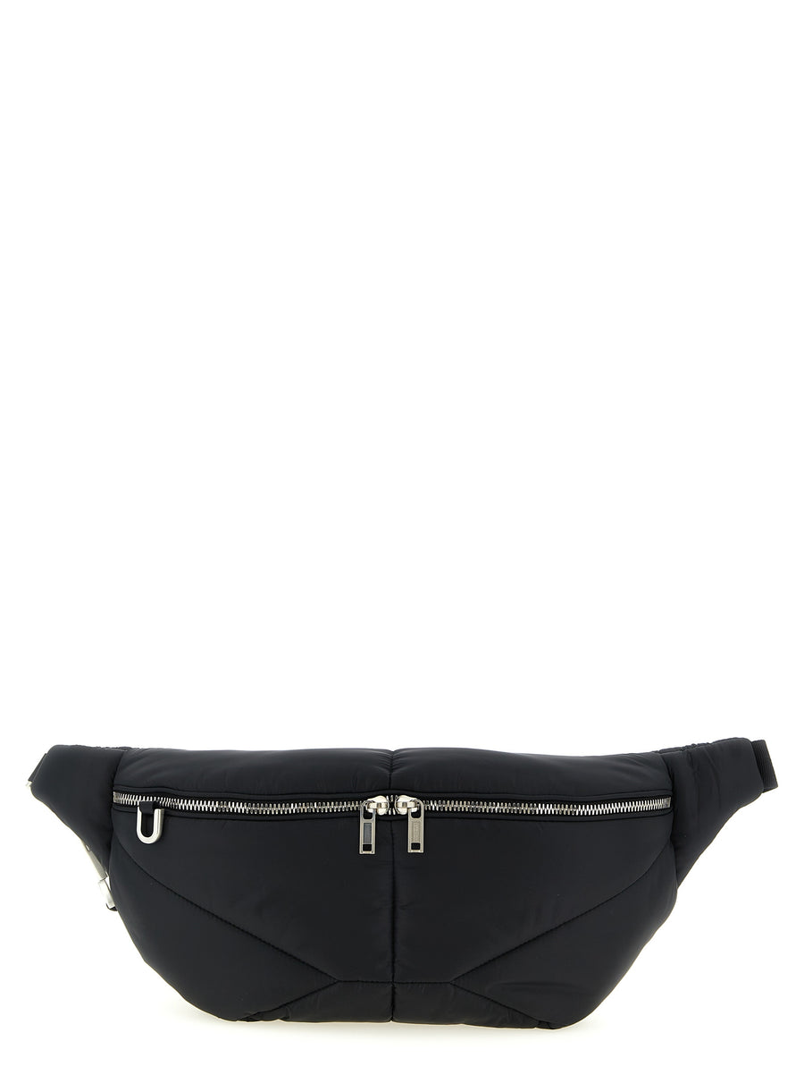 Rick Owens 100% Polyester belt bag in black