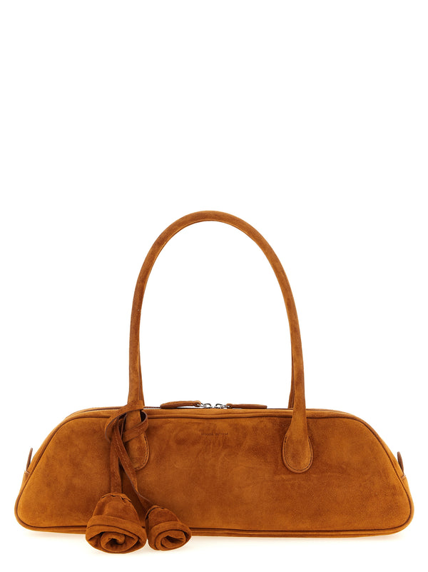 Magda Butrym 100% calfskin leather shoulder bag in brown