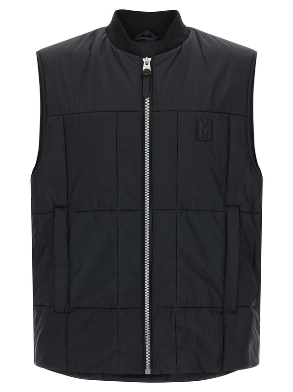Mackage 100% Nylon vest in black