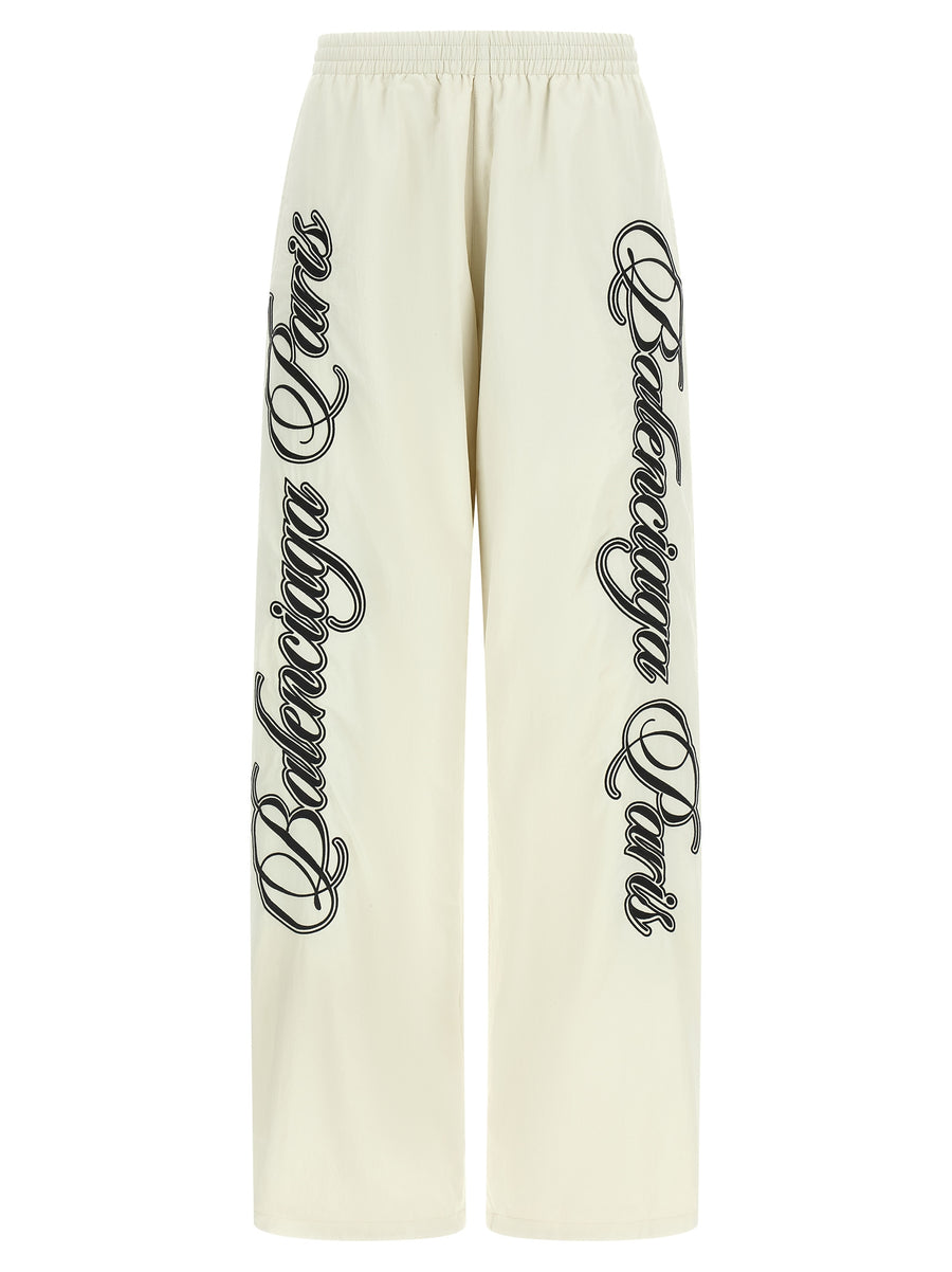 Balenciaga 100% Polyamide joggers in beige
