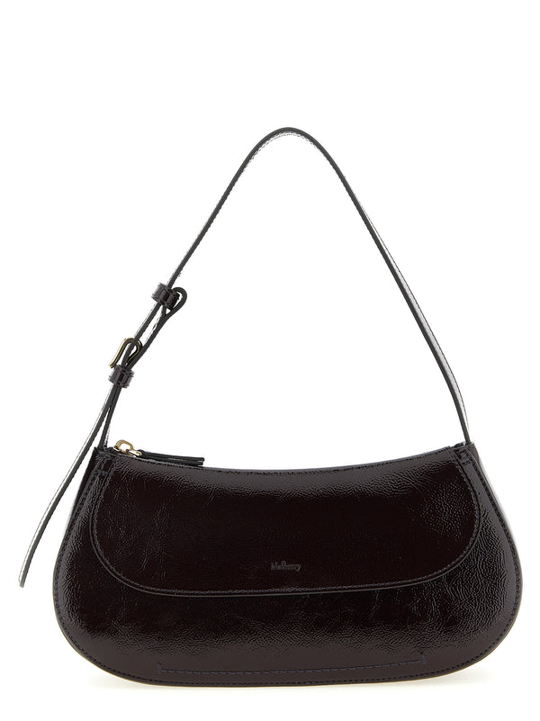 Mulberry 100% Calfskin Leather shoulder bag in purple