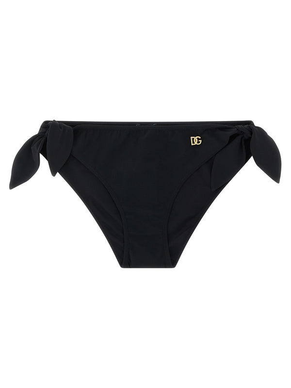 Dolce & Gabbana 75% polyamide swim briefs in black