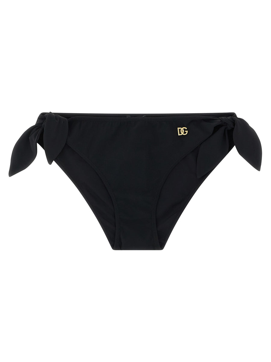 Dolce & Gabbana 75% polyamide swim briefs in black