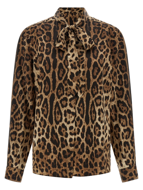 Dolce & Gabbana 100% Silk blouse in brown