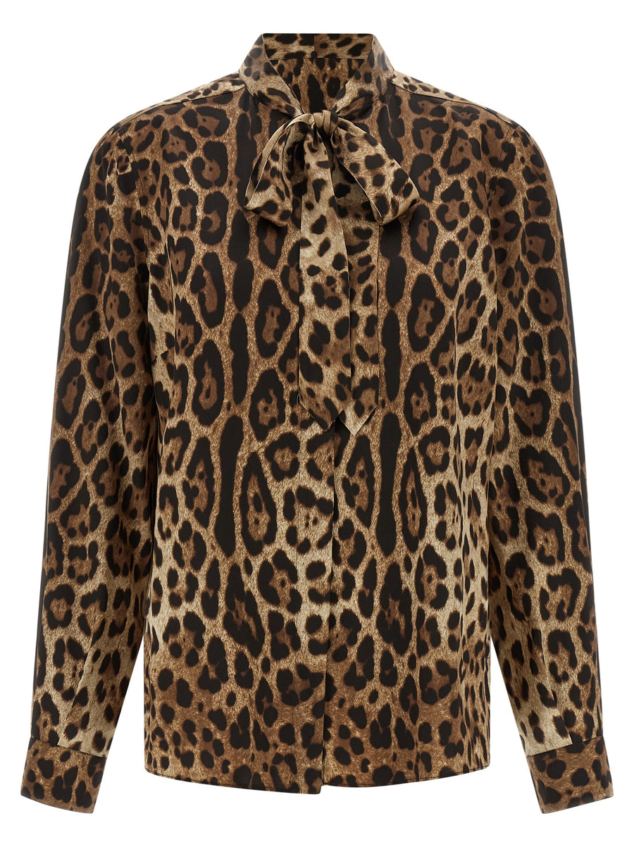 Dolce & Gabbana 100% Silk blouse in brown