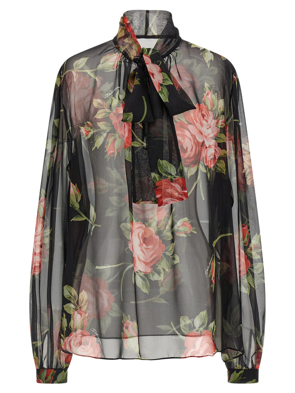 Dolce & Gabbana 100% Silk blouse in black
