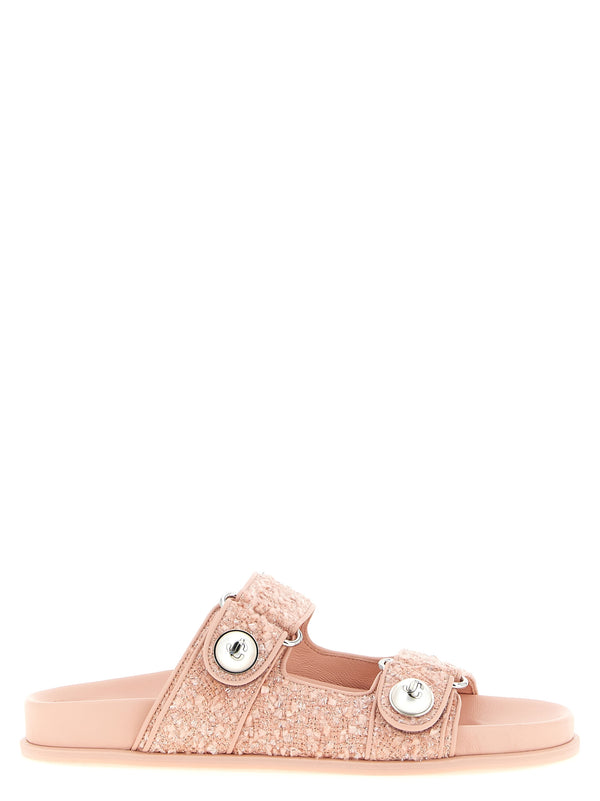 Jimmy Choo 80% Fabric sandal in pink