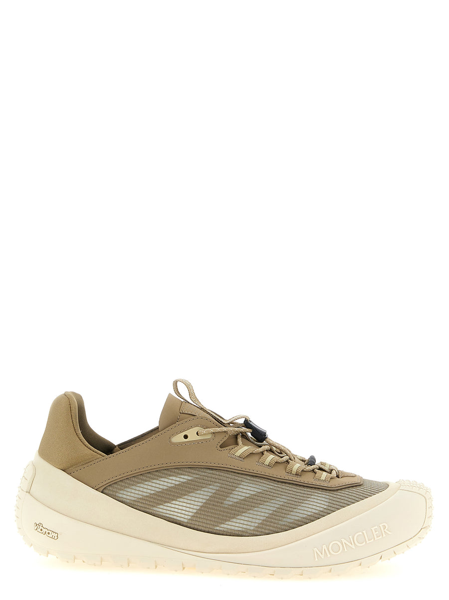 Moncler Suede athletic shoe in beige