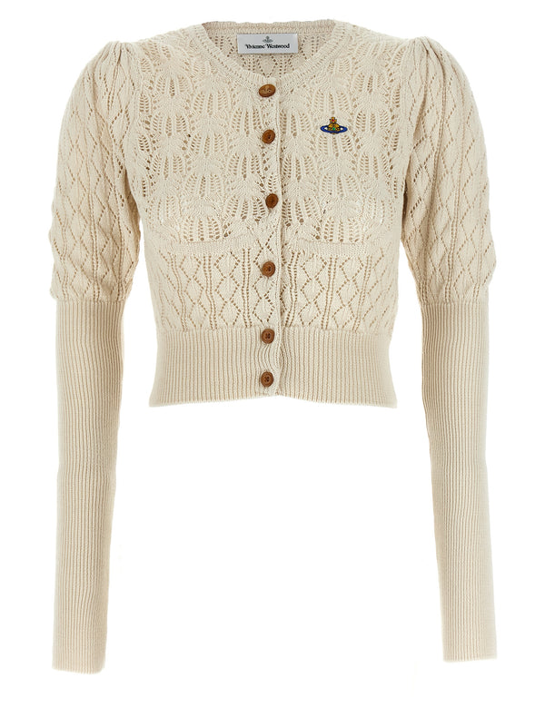 Vivienne Westwood 100% Cotton cardigan in beige