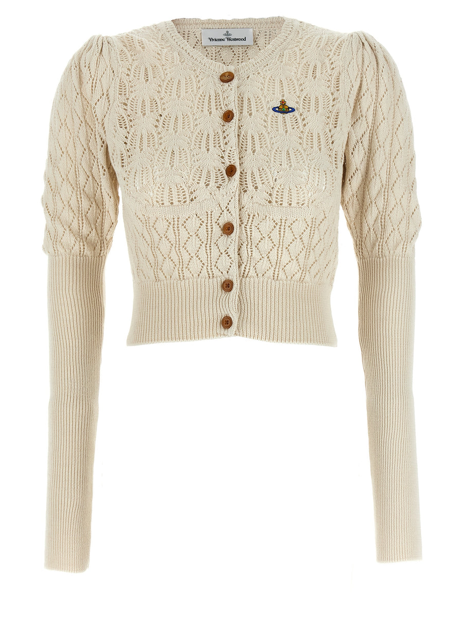 Vivienne Westwood 100% Cotton cardigan in beige