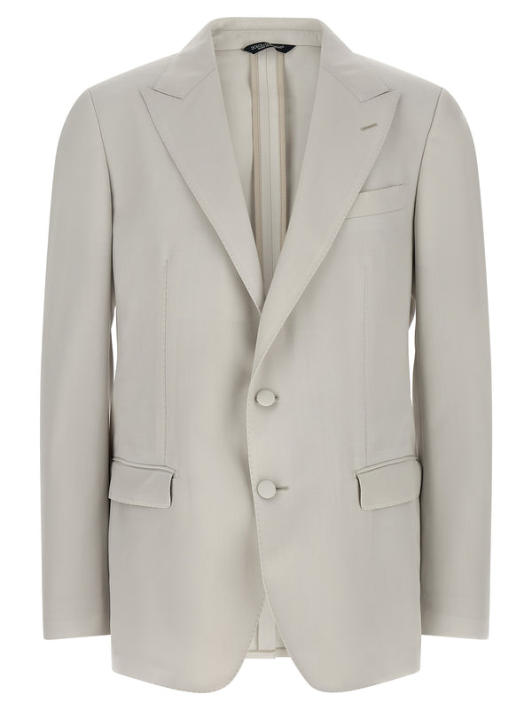 Dolce & Gabbana 100% virgin wool blazer in gray