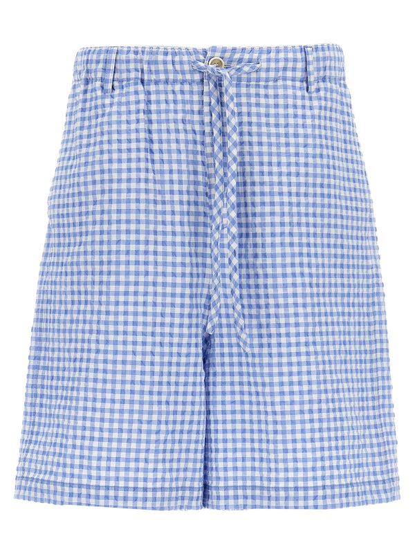 Marni 51% polyamide bermuda shorts in blue