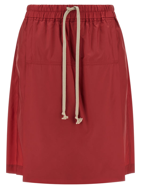 Rick Owens 100% Polyester bermuda shorts in red