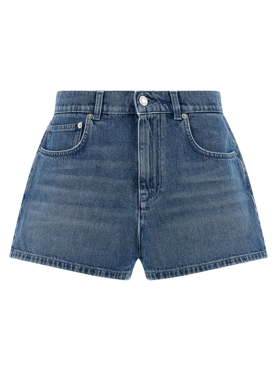 Moschino 100% cotton bermuda shorts in blue