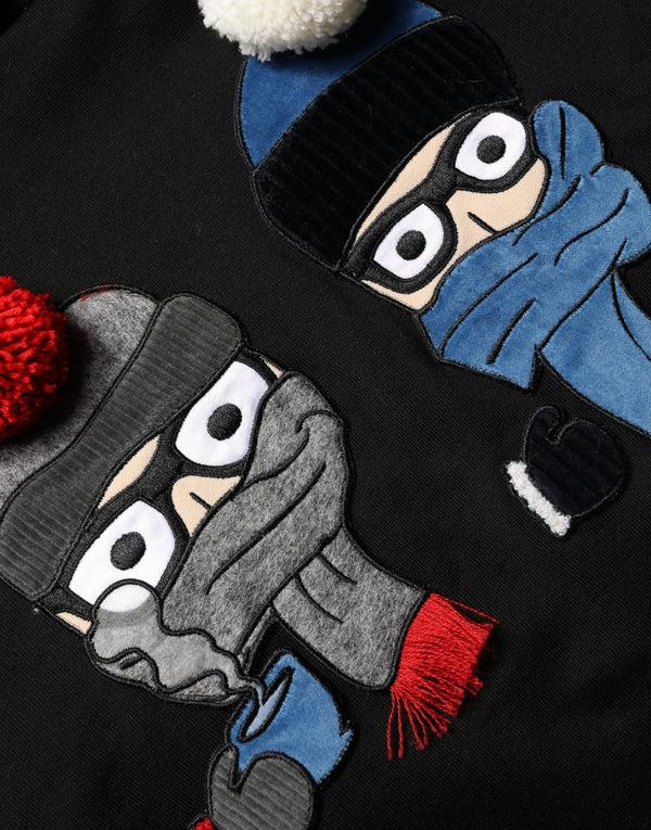 Dolce & Gabbana 100% Cotton hoodies in black