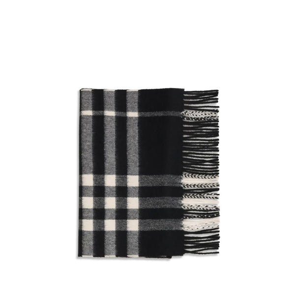 Burberry 100% Cashmere scarf in black