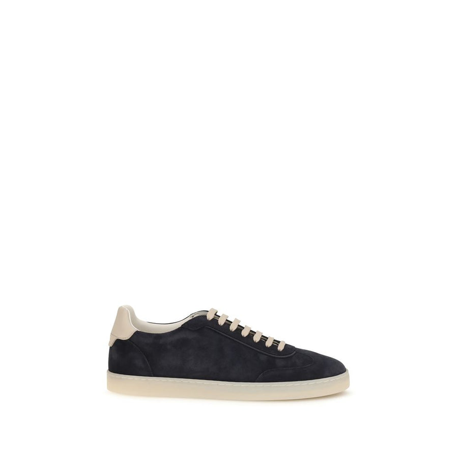 Brunello Cucinelli Upper 100% Calf Leather Bos Taurus sneaker in black