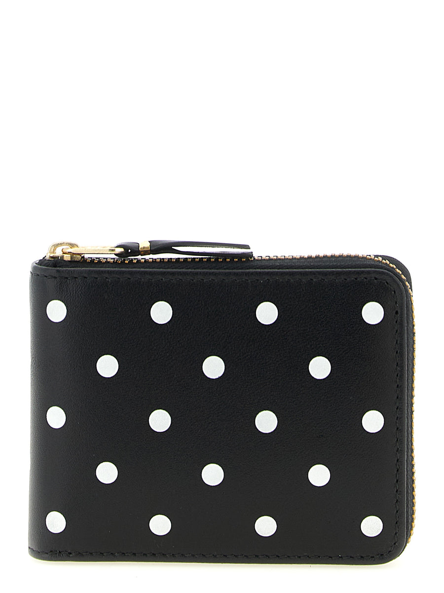 Comme des Garçons 100% Leather card case in black