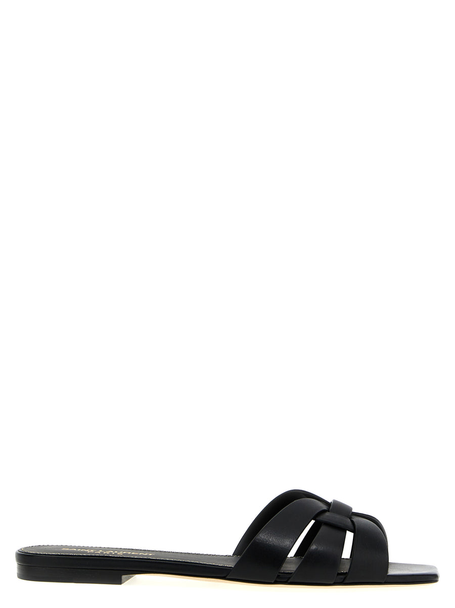 Saint Laurent 100% Calf Leather sandals in black