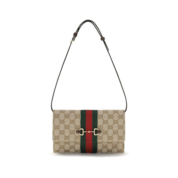 Gucci 52% Polyester wallet in beige