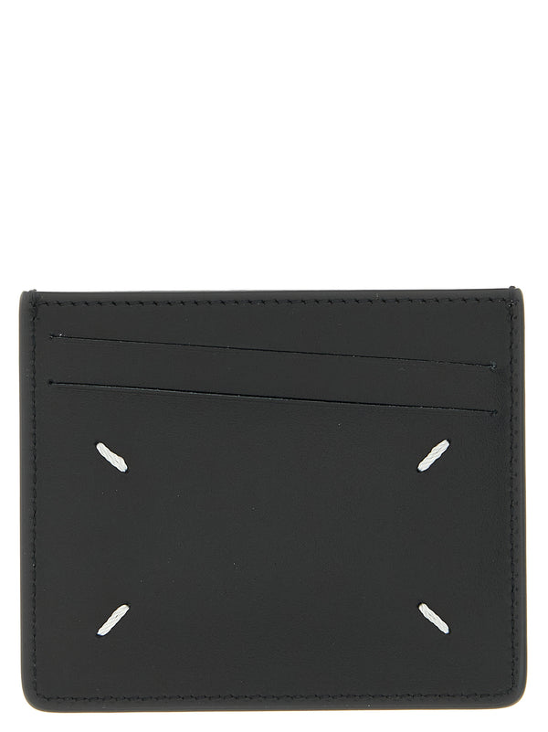 Maison Margiela 100% Calf Leather card case in black