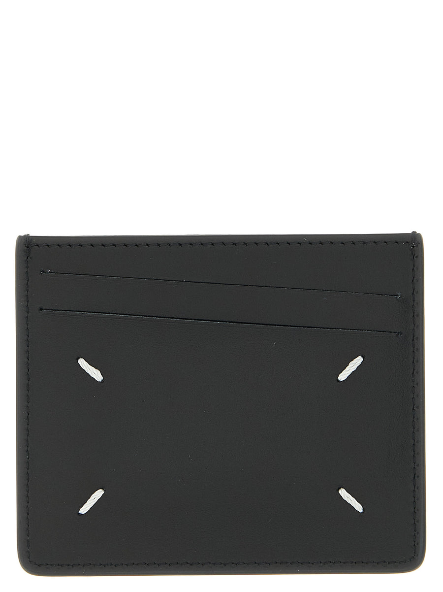 Maison Margiela 100% Calf Leather card case in black