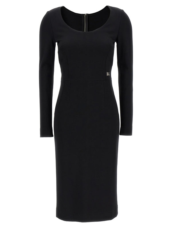 Dolce & Gabbana 73% viscose dress in black