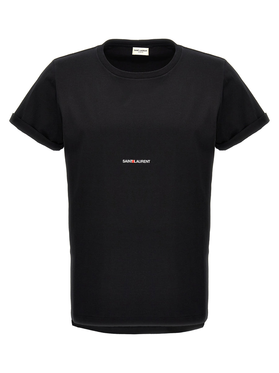 Saint Laurent 100% Cotton t-shirt in black