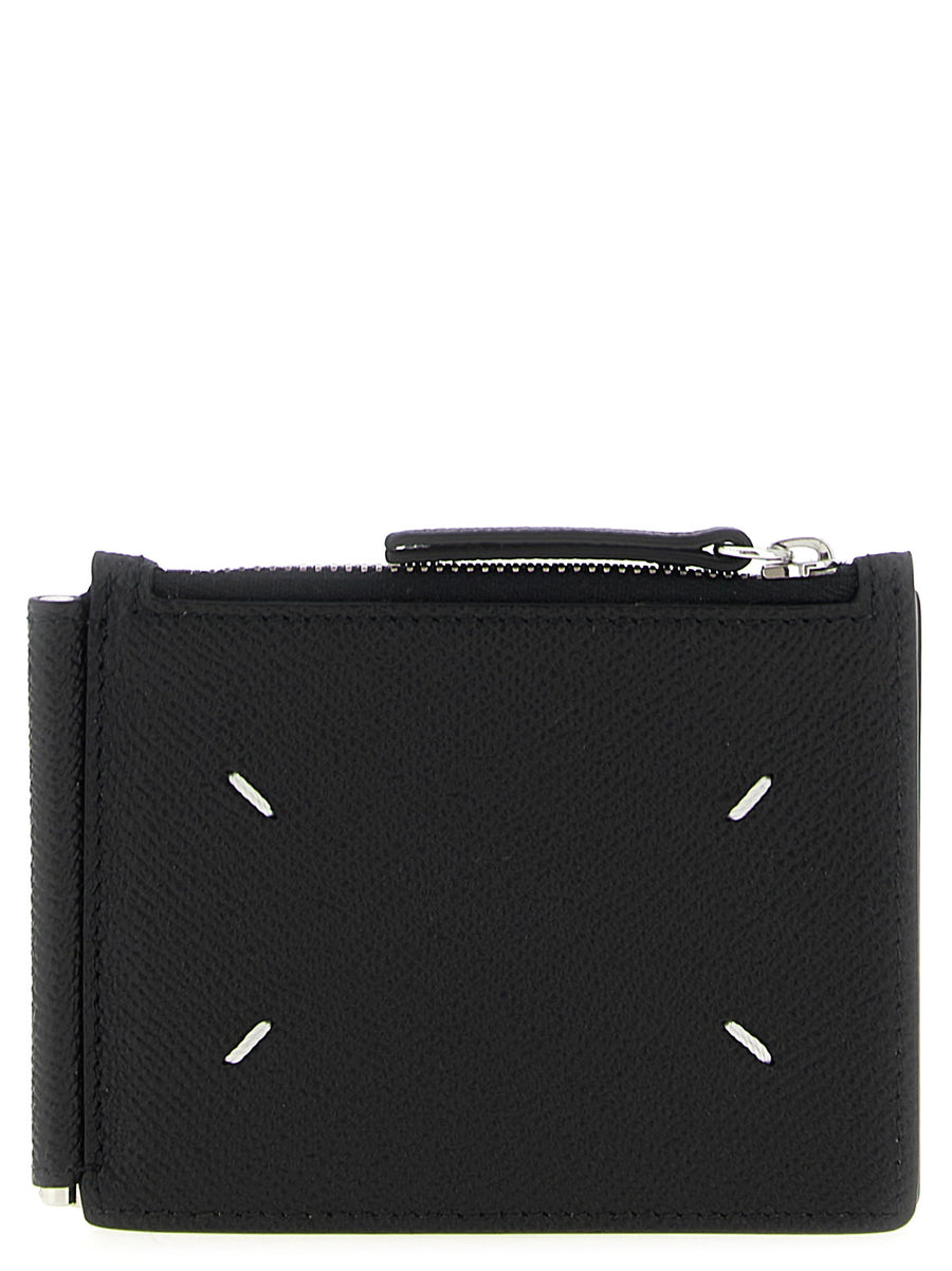 Maison Margiela 100% Leather wallet in black