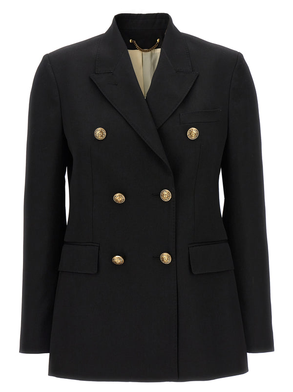 Golden Goose 100% Virgin Wool; lining 100% Viscose and Cupro blazer in black