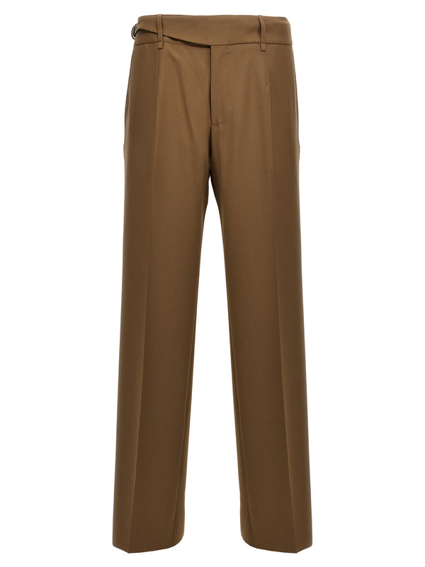 Dolce & Gabbana 96% virgin wool trousers in brown